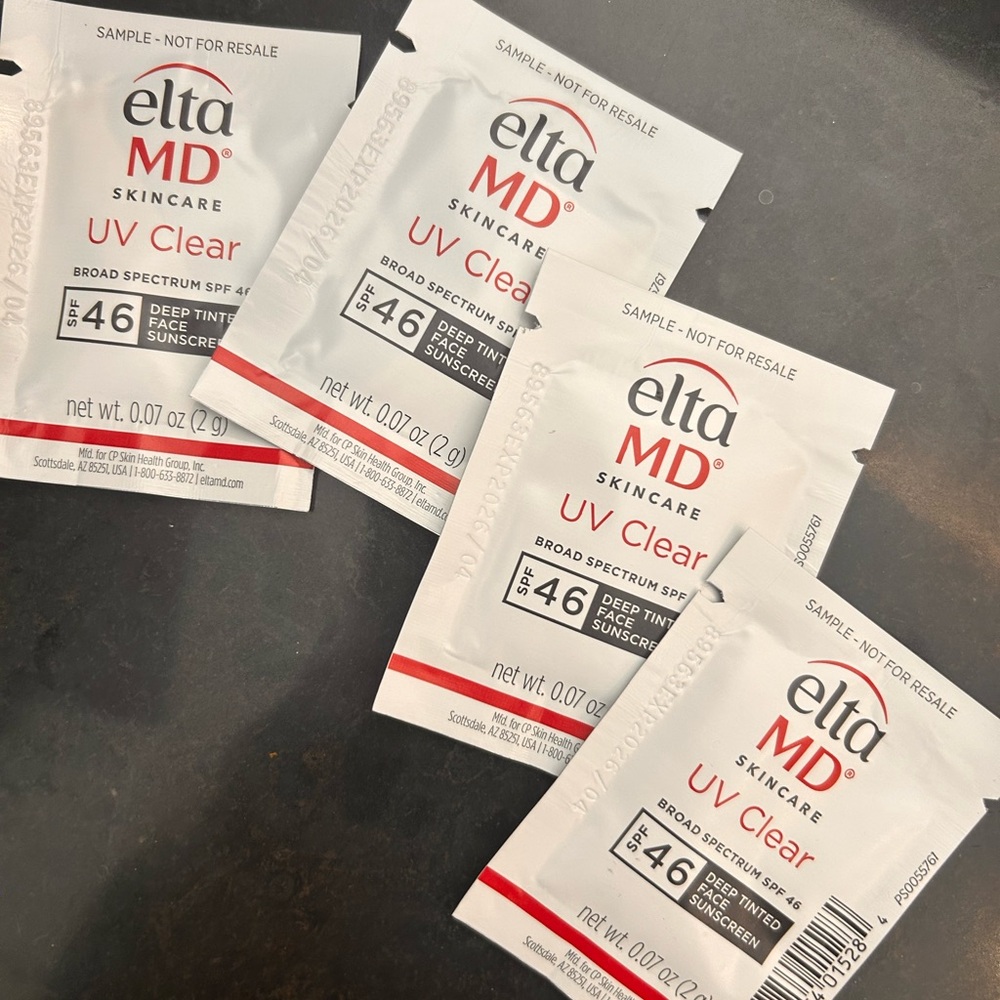 Elta MD deep tint sunscreen 4 sample pack